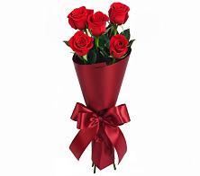 Букет 5 Красных роз Эдлесс Лав в поселке имени Цюрупы