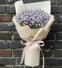 Букет цветов из:  Гипсофила в поселке имени Цюрупы