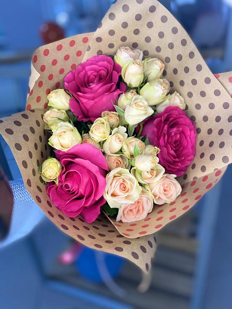 Букет ласковый взгляд в поселке имени Цюрупы Букет цветов из: Розы в поселке имени Цюрупы