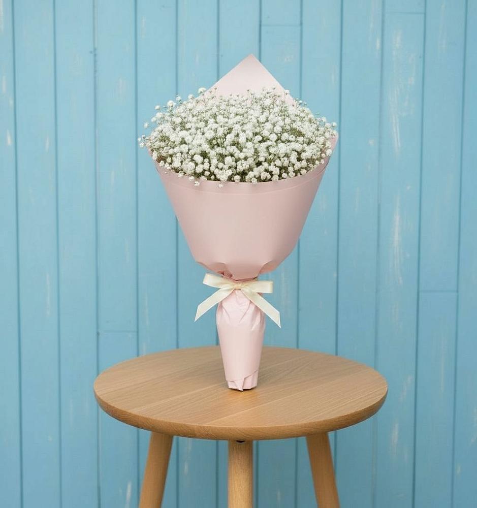 Букет Воздушное настроение в поселке имени Цюрупы Букет цветов из: Гипсофила в поселке имени Цюрупы