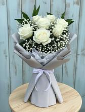 Букет цветов из:  Розы #REPLACE_PRED# поселке имени Цюрупы